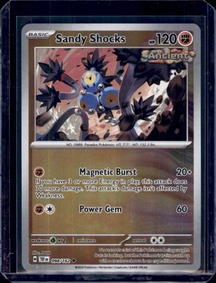Sandy Shocks SV05: Temporal Forces Pokémon 098/162 Reverse Holo NM+ - Image 1 of 2