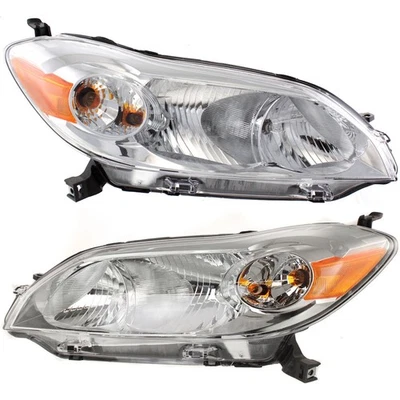 Headlight Set For 2009-2014 Toyota Matrix Left and Right Headlamp With Bulb 2Pc Foto 1 de 4