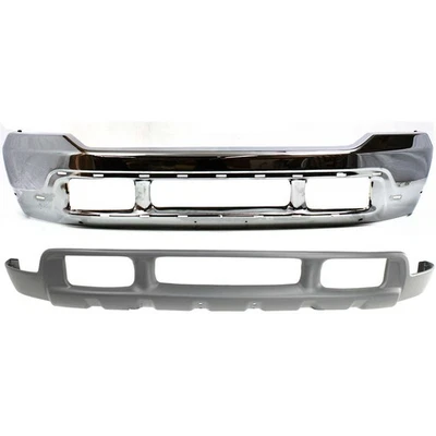 Bumper Kit For 1999-04 Ford F-250 Super Duty F-Series Front Chrome with Valance - Image 1 of 4