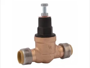 SharkBite 3/4 in. Push-to-Connect Bronze EB45 Direct Pressure Regulator Valve - Picture 1 of 2