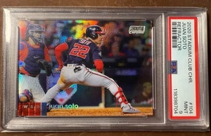 2020 Topps Stadium Club Chrome Refractor Shuffle Juan Soto #104 PSA 9 - Picture 1 of 2