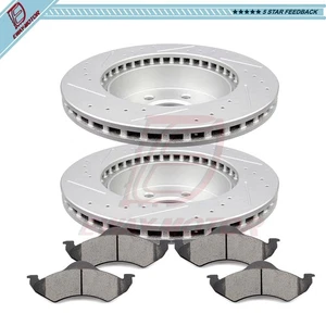 Rotores y pastillas de freno delanteros de cerámica para Dodge Dakota Durango 2000 2001 2002 - Imagen 1 de 9