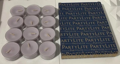 Partylite Tealight Candles GERANIUM CITRONELLA V04A560 1 Box Of 12 - Image 1 of 3