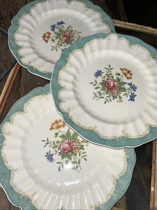 SET 3 Royal Doulton Kingswood D6301 10" Dinner Plate Antique Vtg Excellent - Picture 1 of 9