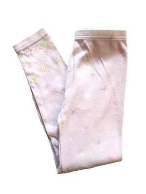 НОВЫЕ винтажные леггинсы Gymboree L 5 лет СНЕЖНЫЕ АНГЕЛЫ 2002 снежинка фиолетовый хлопок  - Изображение 1 из 4