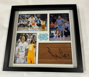 ELLIOT CADEAU SIGNED FRAMED 12X12 FLOORBOARD COLLAGE NORTH CAROLINA JSA COA - Picture 1 of 1