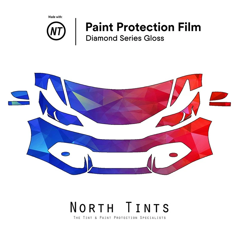 Película de protección de pintura precortada sujetador transparente PPF para Honda Civic cupé 2014-2015 kit Foto 1 de 4