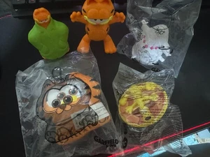 Burger king garfield toys x5 - Picture 1 of 1