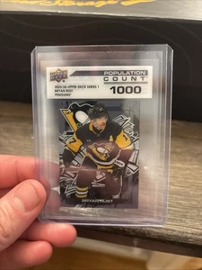 2025-26 Upper Deck SERIES 1 POPULATION COUNT 1000  BRYAN RUST-PENGUINS - Picture 1 of 7