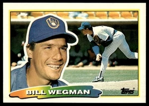 1988 Topps Big Bill Wegman Milwaukee Brewers #244 - Picture 1 of 2