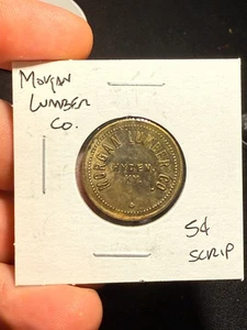 Morgan Lumber Company 5 Cent Lumber Scrip - Picture 1 of 2