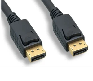 25ft DisplayPort to DisplayPort (v1.2/4K@60) 28AWG Cable Gold Plated - Picture 1 of 1