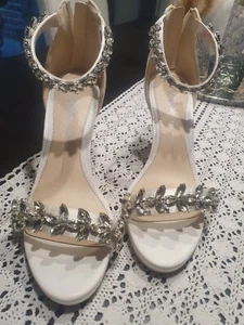 Traumhochzeitsschuhe / wunderschöne Buffalo Sandalen 38 mit Strass - neu - Bild 1 von 9