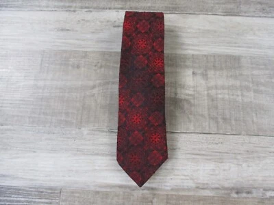 Corbata de Vestido Retro Rockabilly Medallón Ajustado Rojo Superba De Colección Para Hombre Foto 1 de 4