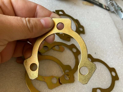 Silenciador de escape brida placa de bloqueo retenedor 3 pernos brida Fiat 124 Spider x 19 Foto 1 de 2