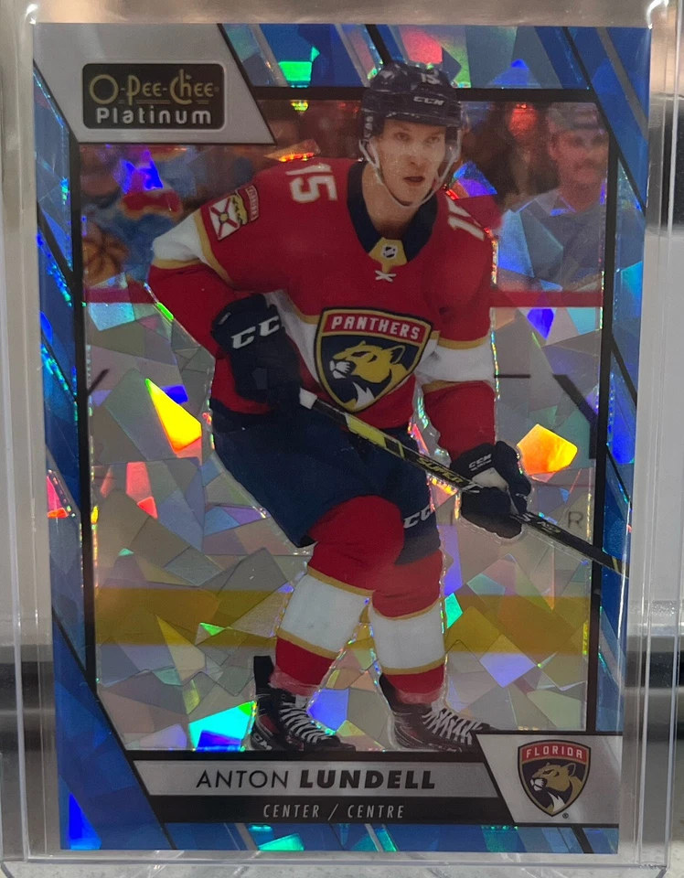 ANTON LUNDELL 2023-24 OPC Platinum BLUE FRAGMENT 010/125 - Image 1 of 1