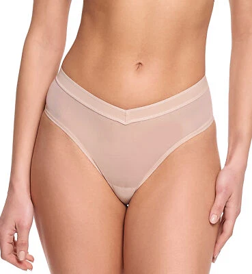 Hanky Panky Mesh High Cut Thong (7M1664) - Image 1 of 4