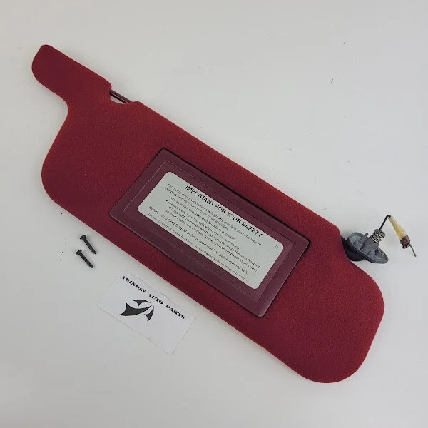 Espejo retrovisor rojo con tornillos Mercury Cougar 1989-1993 lado pasajero Mercury Cougar OEM Foto 1 de 4