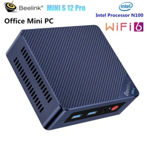 Beelink MINI S12 Pro Intel N100 MINI PC 16GB 500GB SSD WiFi6 BT5.2 Desktop 4K HD - Picture 1 of 21