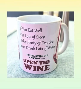 Personalisierter Weinbecher going to die anyway - Bild 1 von 2