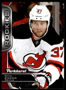 2016-17 Parkhurst RED Pavel Zacha Rookie New Jersey Devils #366 R47 - Picture 1 of 2