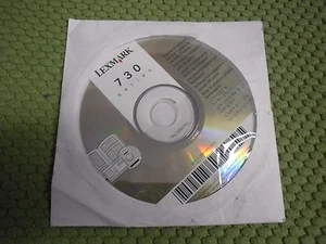 New ! Genuine Lexmark 730 Series Printer CD Software Drivers Utilities - Picture 1 of 1