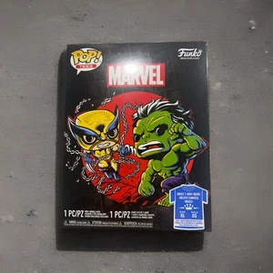 Marvel Wolverine Vs. Hulk Funko Pop and Tee Bundle; Size XL; New in Box; Sealed - Picture 1 of 4