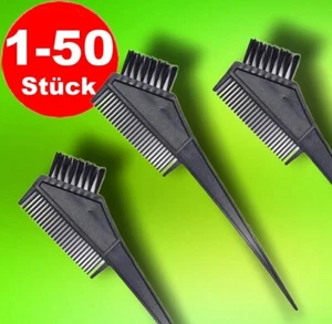 1 - 50x Haarfärbepinsel mit Kamm Färbepinsel Haarfarbe Haare färben - Bild 1 von 6