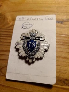 Moderne Replik polnisches 78. Infanterieregiment Emaille Militär Abzeichen schöne Qualität - Bild 1 von 1