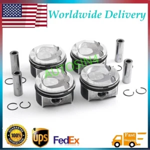 Pistons Rings Set Φ82mm STD For Mercedes-Benz W204 W212 C200 C250 E250 1.8T New - Foto 1 di 3