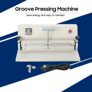 110V Rillmaschine Buch Hardcover Nutpressmaschine 50mm DC-500C - Bild 1 von 12