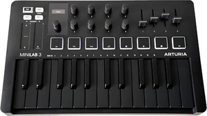 Arturia MiniLab 3 Deep black DB MIDI Keyboard Controller MK3 Japan New - Picture 1 of 1