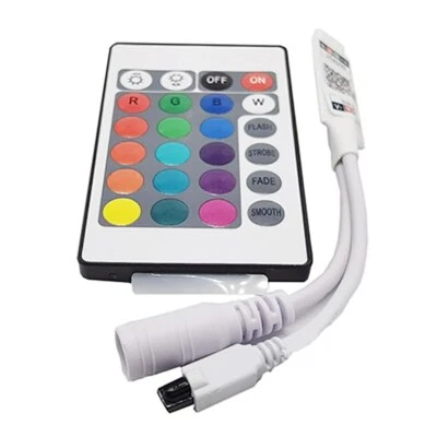 1pcs APP RGB BT Smart Controller Controller for led strip light ,24 keys IR - Image 1 of 4