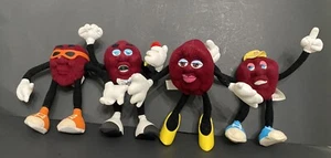 4 California Rosins Plüsch Kuschelfiguren Lot Applause 1988 gebogene Arme Beine 6 Zoll T - Bild 1 von 11