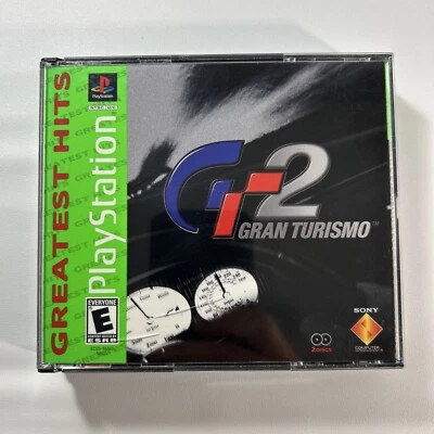 Gran Turismo 2 Sony PlayStation PS1 Greatest Hits Complete W/ Manual & Reg. Card - Image 1 of 4