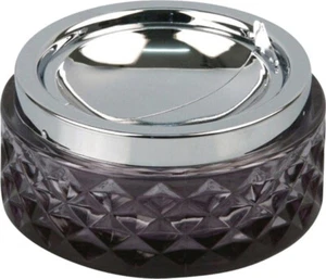 Kippascher chrom/Rauchglas 11cm - Bild 1 von 1