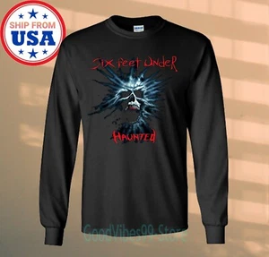 Six Feet Under Haunted Manga Larga Negro Talla S-2XL - Imagen 1 de 1