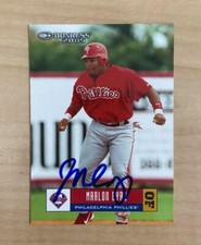 MARLON BYRD PHILADELPHIA PHILLIES SIGNED AUTOGRAPHED 2005 DONRUSS CARD#298 W/COA