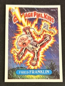 1986 Topps Garbage Pail Kids GPK Series 5 Fried Franklin Card #191b VG O/C - Picture 1 of 2