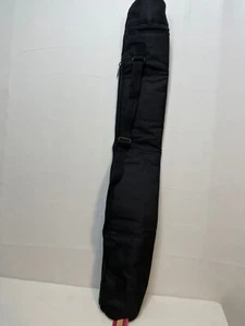 Golf Sports Cooler holds 6 - 12 oz cans black 28" long shoulder strap - Picture 1 of 8