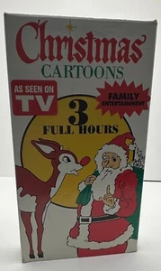Christmas Cartoons - As Seen On TV - 3 Full Hours on VHS - RARE - Bild 1 von 6
