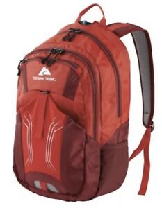 Ozark Trail 25L Stillwater Hydration Compatible Red Daypack Backpack NEW