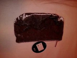 Make up pouch lot # 4 Gray Velvet Target Beauty Bag 5" x 7" x 3" with zipper NEW - Picture 1 of 3