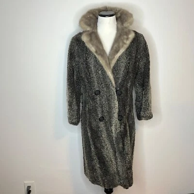 Abrigo de piel mujer gris de colección excelente estado Foto 1 de 4