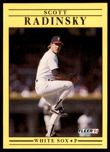 1991 Fleer Scott Radinsky Baseball Cards #135