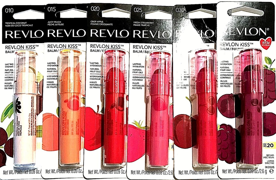 REVLON KISS BALM (U CHOOSE SEE DISCOUNTS) BRAND NEW ON CARD SEALD AMERICAN SELLR - Image 1 of 1