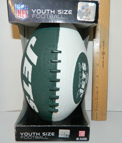 AS IS BOX New York Jets NFL YOUTH kids SIZE Football RUBBER team tailgate Party Cover