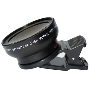 2-in-1 Lens 0.45x Wide Angle + 10x Macro Lens Professional HD Phone Camera Lens - Zdjęcie 1 z 12