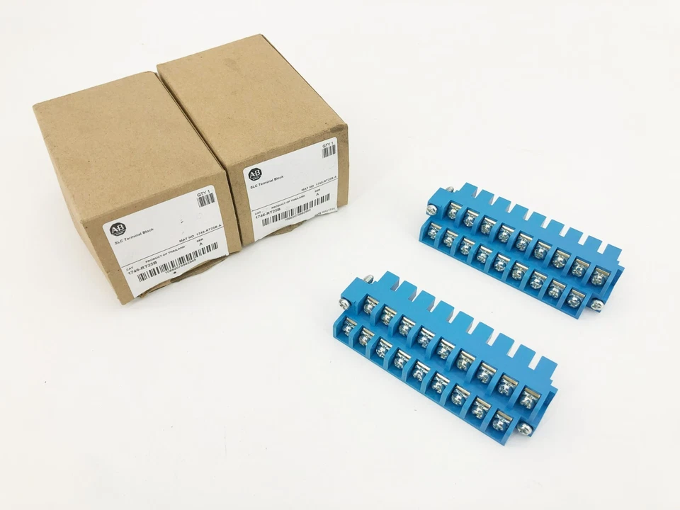 Lot of 2 New Allen-Bradley 1746-RT25B Ser. A SLC Terminal Blocks - Image 1 of 4