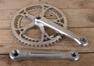 Campagnolo Super Record Strada 170mm Crankset 53/42t Chainset Vintage Retro Bike - Picture 1 of 24